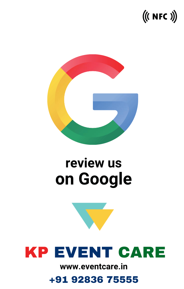 GOOGLE Review Card with NFC Technology